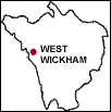 Town of West Wickham in Bromley